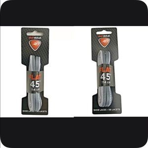 2 Pks Sof Sole Shoelaces 45 inch 114cm 7/8 Eyelets